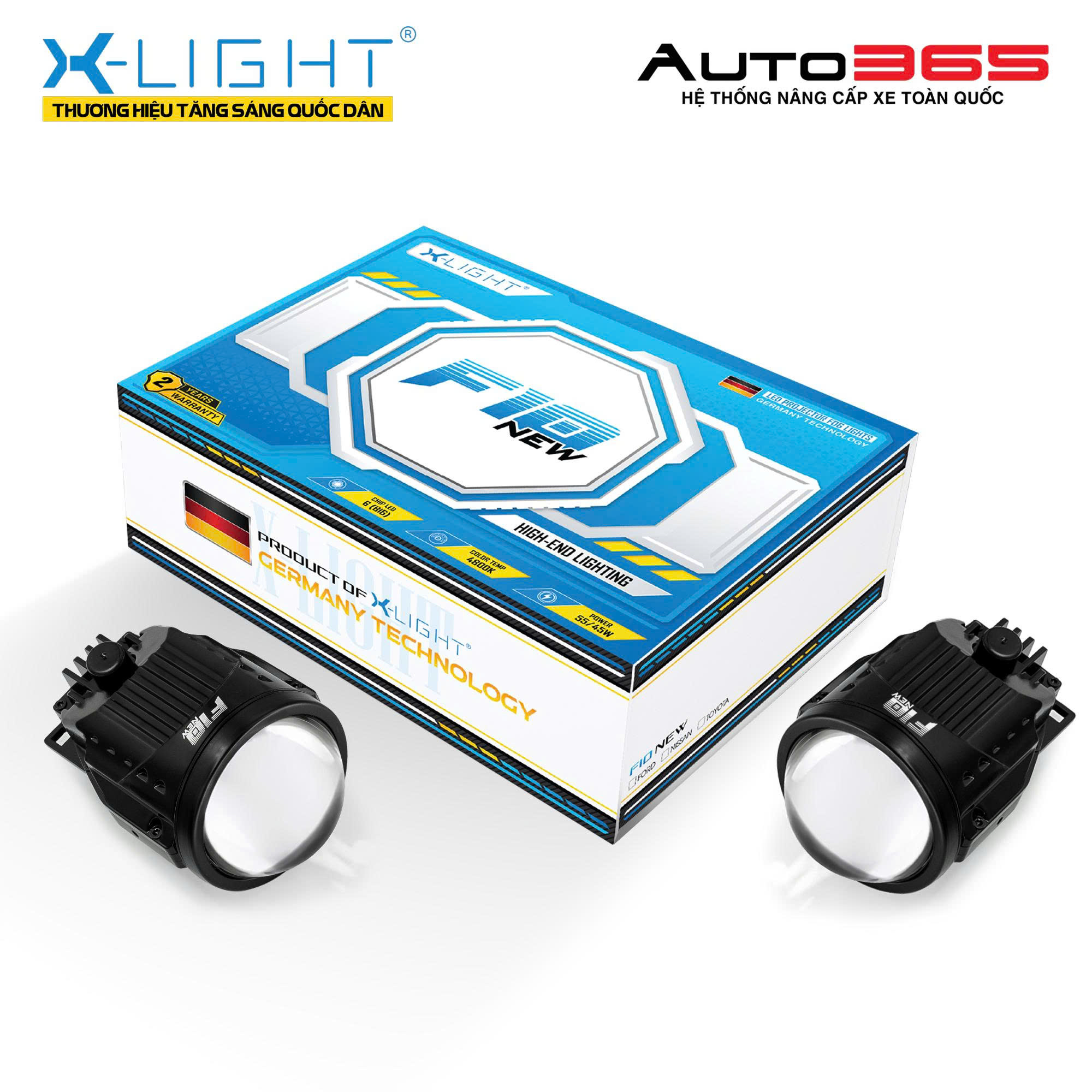 ĐÈN BI GẦM X-LIGHT F10 NEW